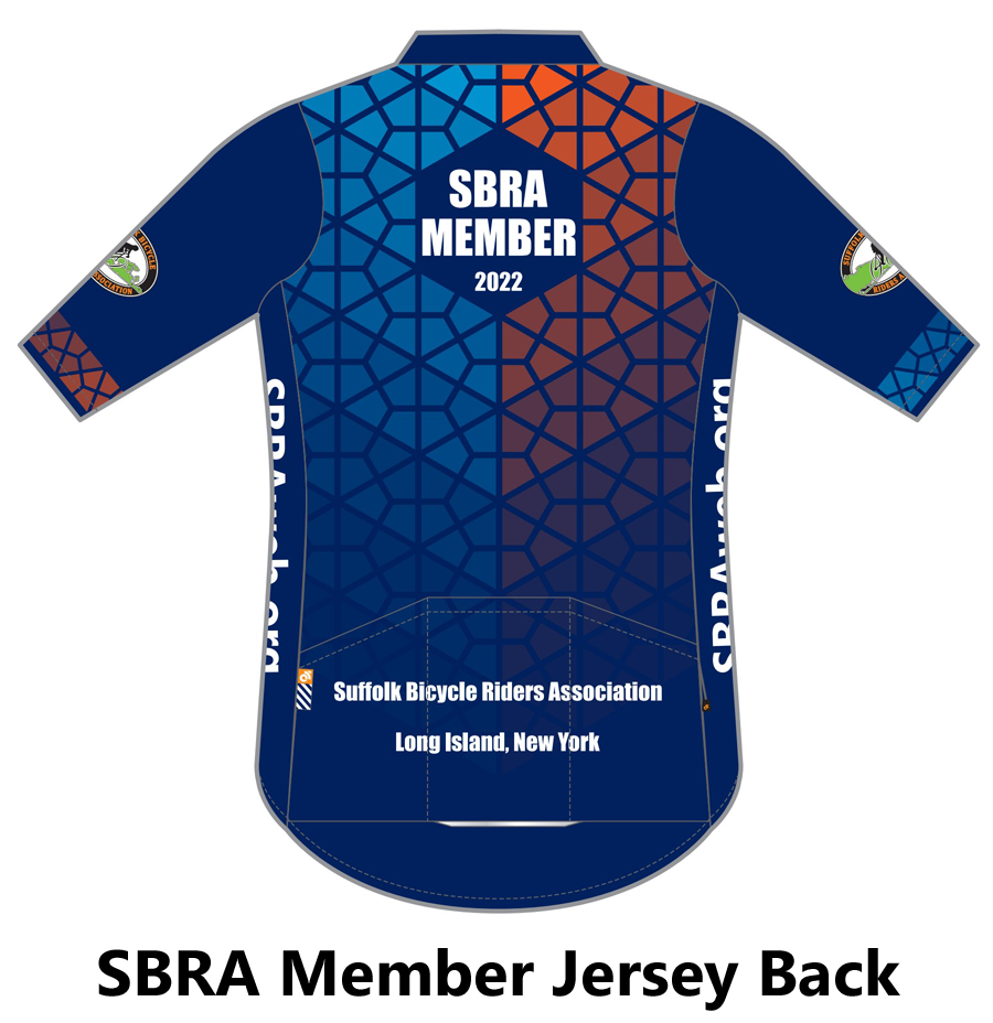 SBRA Member Jersey Back