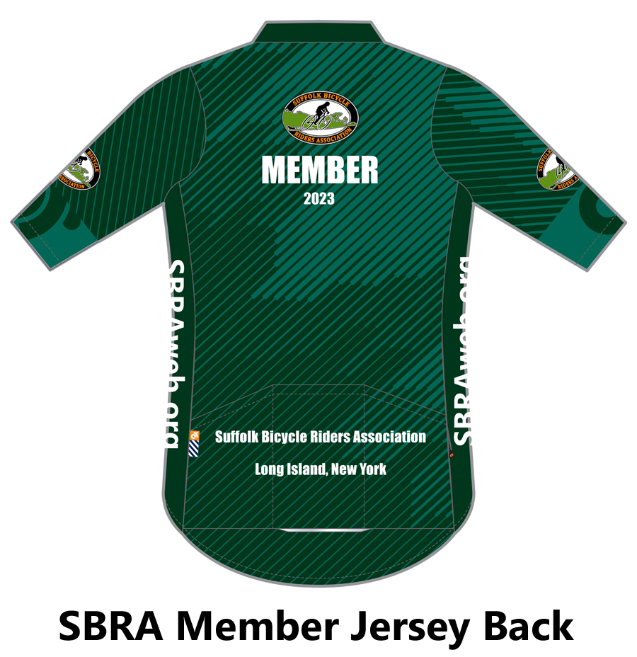 SBRA Member Jersey Back